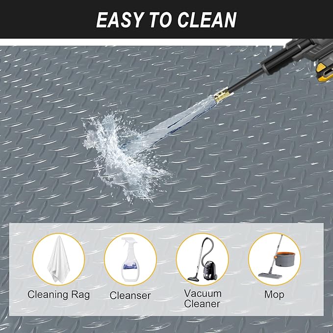 7.5x18 FT Garage Floor Mat, Flooring Roll - Image 6