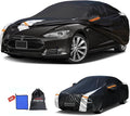 12-Layer Custom Fit Car Cover for Tesla Model S, Upgraded Waterproof by FocusonQualityServiceHear