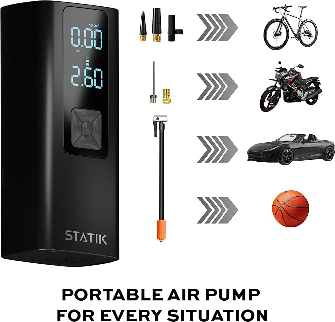 STATIK TireHero Car Tire Inflator Portable Air Compressor - Image 3