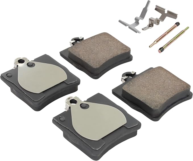 Premium Semi-Metallic Rear Brake Pads Compatible - Image 2