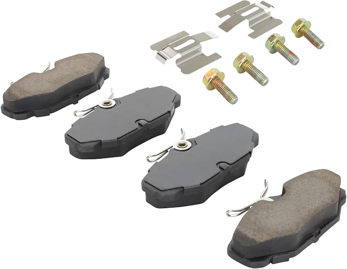 Premium Semi-Metallic Rear Brake Pads Compatible - Image 2
