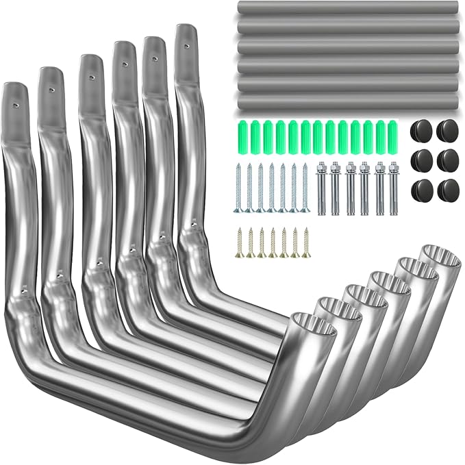 6 Pack Garage Hooks Heavy Duty, Garage Storage Organizer - Image 3