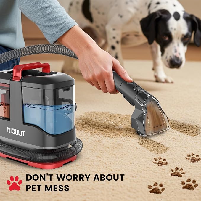 Portable Spot Cleaner Machine for Carpet and Upholstery, 15Kpa Powerful Suction - Image 6