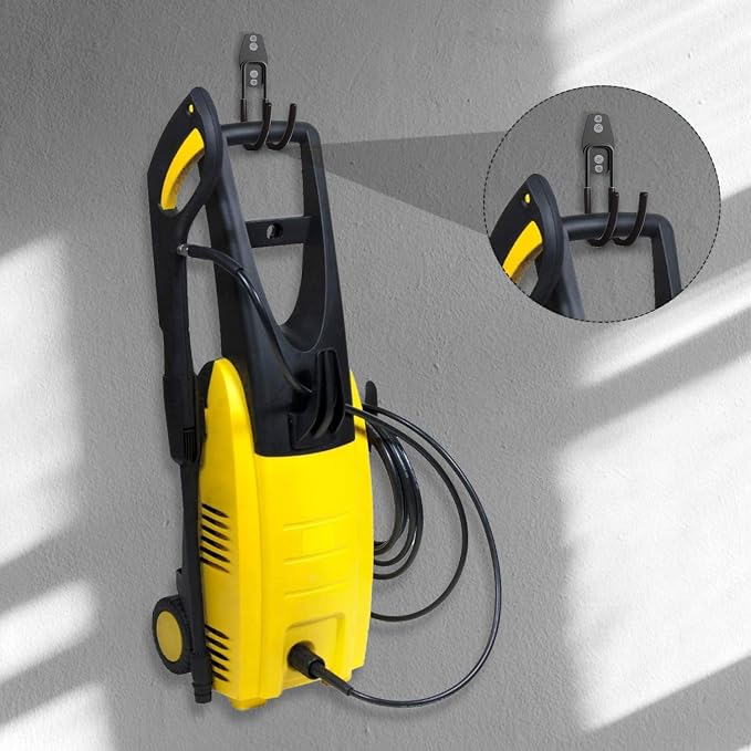 3-H Weed Eater Hanger 1 Pack, 1 Large Garage Wall Hooks, 1 Extension Strap - Image 5