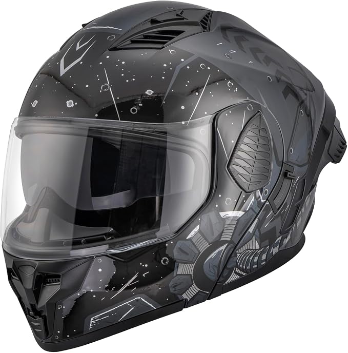 Modular Motorcycle Helmets Full Face Flip up Street Bike Motorcycle Helmet - Image 7