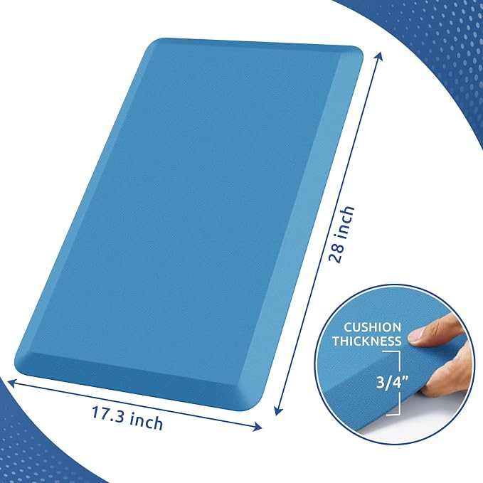 KitchenClouds Kitchen Mat Cushioned Anti Fatigue Kitchen Rug 0.75inch - Image 2