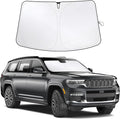 Econour Windshield Sun Shade for 2011-2025 Jeep Grand Cherokee/Grand Cherokee L by EcoNour
