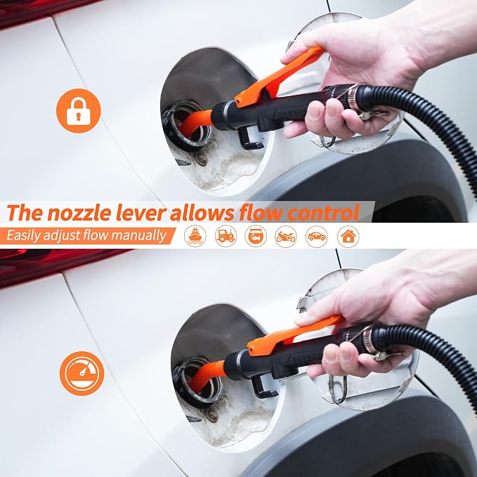 Portable Fuel Transfer Pump, Battery-Powered Siphon Pump - Image 3