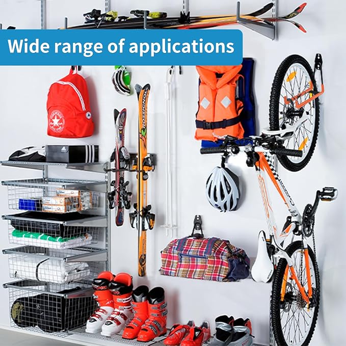 Garage Storage Utility Hooks，Garage Garden Tool Organizer，Steel Wall Mount Hooks - Image 7