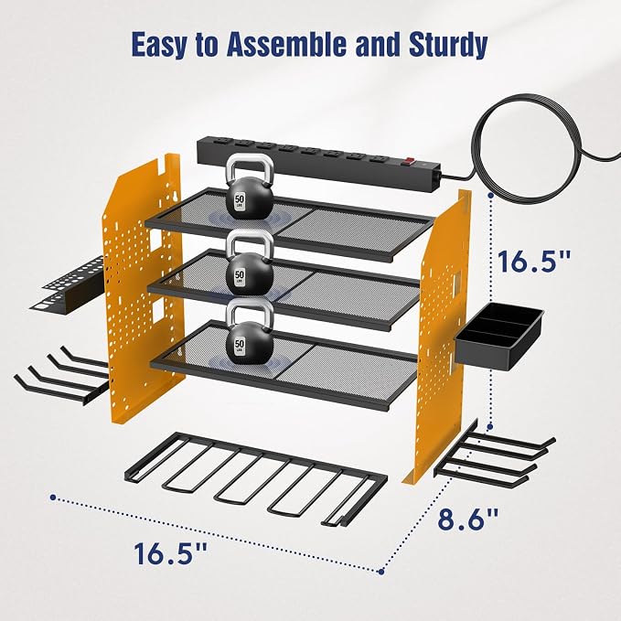 Heavy Duty Power Tool Organizer Wall Mount - Image 5