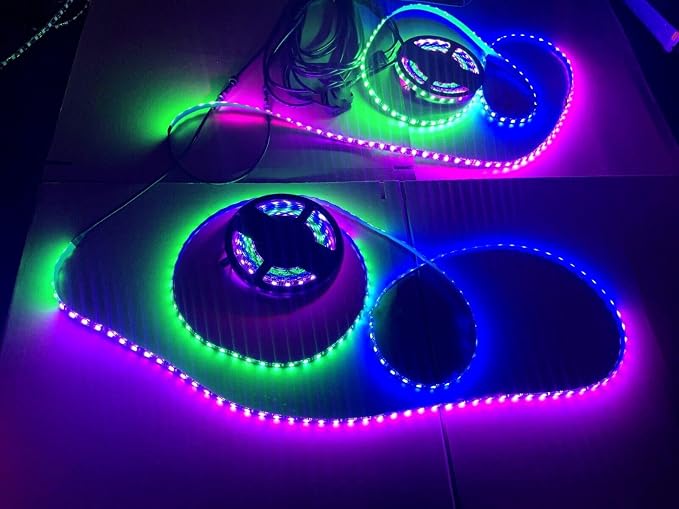 Black Out Full Tinted Smoked LEDs x4PCS 3FT 90CM 36INCH RGB Dream Color Chasing - Image 5