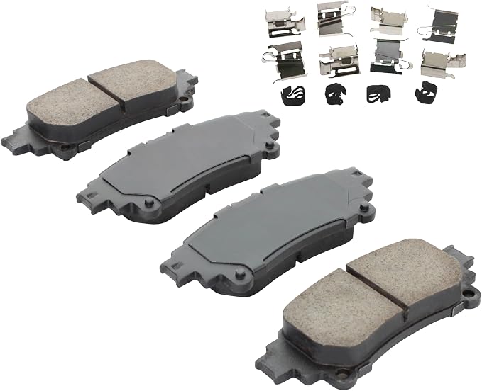 Premium Ceramic Rear Brake Pads Compatible - Image 2