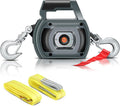Portable Drill Winch of 1000 LB, Rotate The Hook 360 Degrees, by Lonsge