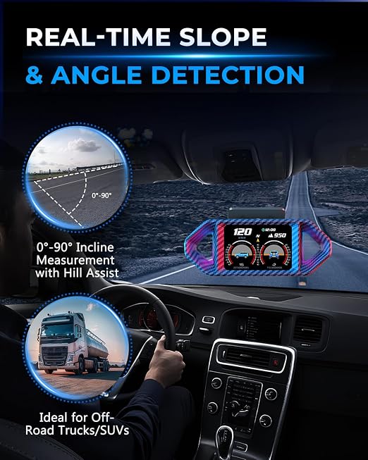 OBD2 HUD Head Up Display, Digital Speedometer Gauge - Image 5