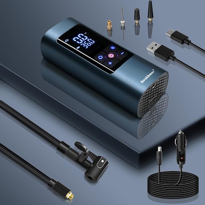 Tire Inflator Portable Air Compressor: Cordless Air Pump - Image 7