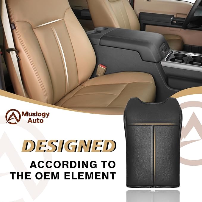 Muslogy Center Console Armrest Cover Compatible - Image 3