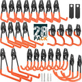 28 Pack Heavy Duty Garage Hooks, Utility Wall Mounted Storage System, by LUPYJI