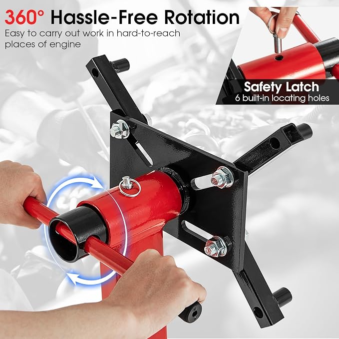 Goplus Engine Stand, 1500 LBS Motor Stand - Image 3