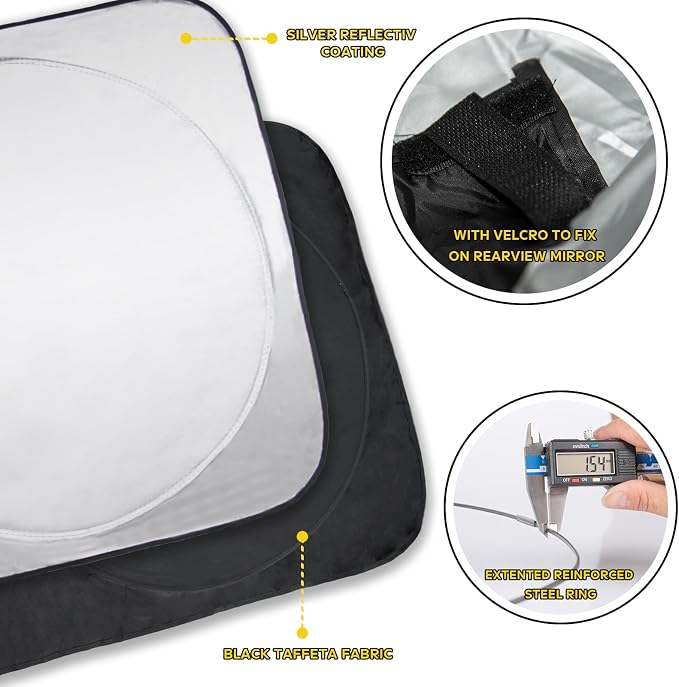 INSAUTO for 2019-2023 2024 2025 BMW 3 Series Car Windshield Sun Shade Sunshade - Image 7