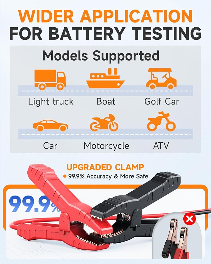 UPGRADED NT630 Plus, FOXWELL NT630 Pro 2-in-1 ABS SRS OBD2 Scanner & Battery - Image 7