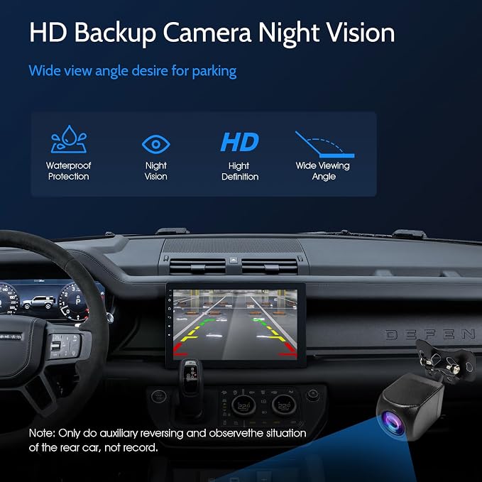 Single din Car Stereo, Rotatable Carplay Screen - Image 7
