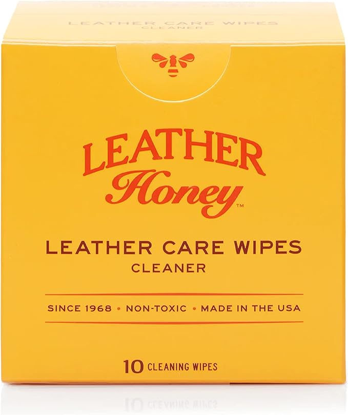 Leather Honey Leather Cleaner Wipes: Clean Leather On-The-Go. Cleaning Wipes by LeatherHoney
