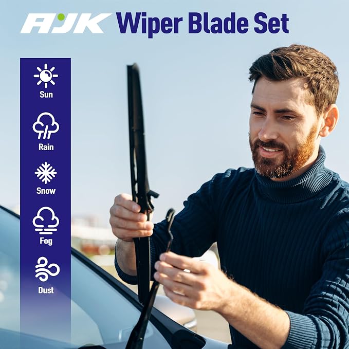 AJK Windshield Wiper Blade, OEM Quality Front and Rear Windshield Wipers - Image 7