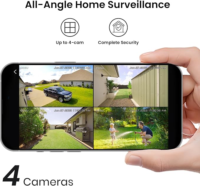 AOSU Security Cameras Outdoor Wireless, Add-On Camera, Add-On Cameras Must Be - Image 9