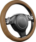 CAR PASS Line Rider Microfiber Leather Sporty Steering Wheel Cover Universal by CARPASS