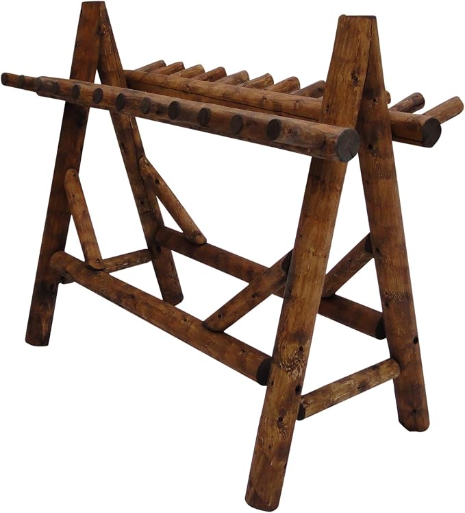 22-Place Freestanding Ski Log Racks, Pole Ski Holders, Garage Racks - Image 3