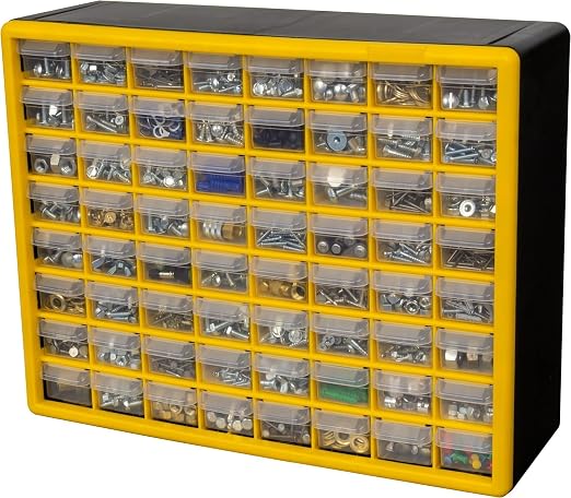 Akro-Mils 64-Drawer Plastic Drawer Storage Cabinet - Image 10