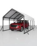 13'x21'x11' Oversized Metal Carport, Steel Heavy Duty Carport by GarveeLife
