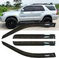 4pcs Original Shatterproof Outside Mount Style Sun Rain Guards Durable Side by Deebior