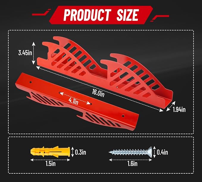 Jack Stand Wall Mount Organizer: Jack Stands Holder Storage Rack Mount - Image 8