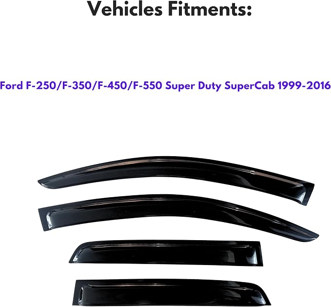 KPY Window Visors Compatible - Image 2