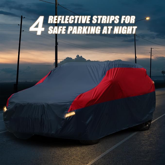 SUV Car Cover Waterproof All Weather, Cover Full Exterior Cover Windproof - Image 5
