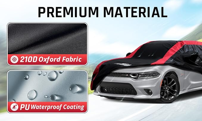 Dodge Charger Car Cover Waterproof All Weather - Image 3
