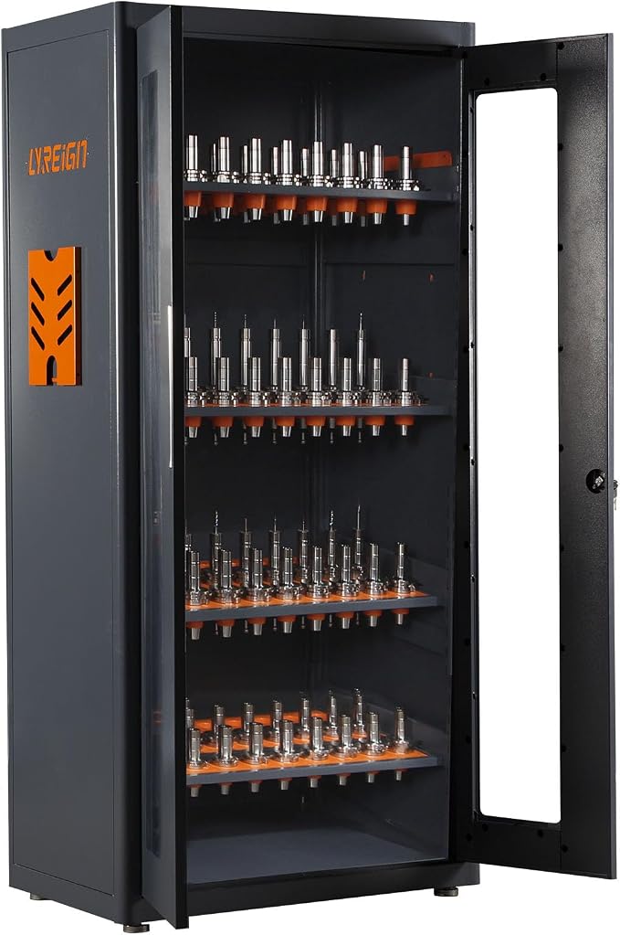 BT50 CNC Tool Cabinet, CAT50 Multi-Purpose CNC Tool Rack, Mass Storage CNC Tool by LYREIGNCNCME