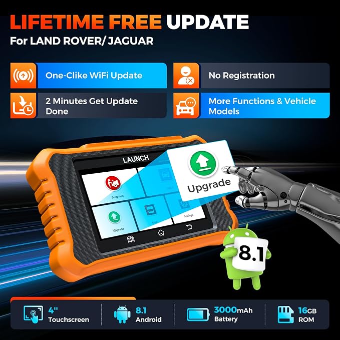 LAUNCH Creader Elite V2.0 for Land Rover Jaguar OBD2 Scanner, Bi-Directional - Image 7