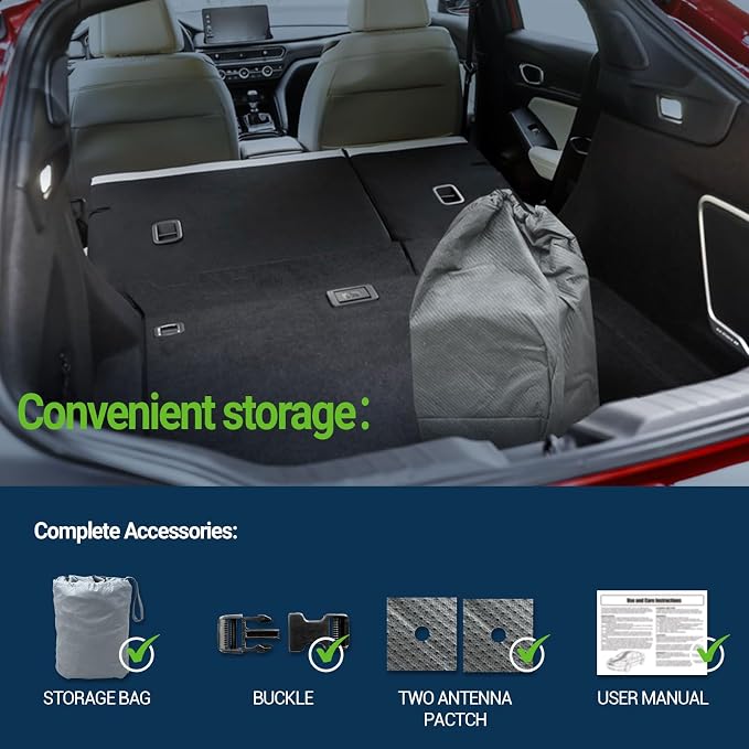 All Weather Waterproof SUV Car Cover, 7-Layer Non-Woven Cotton Car Covers - Image 4