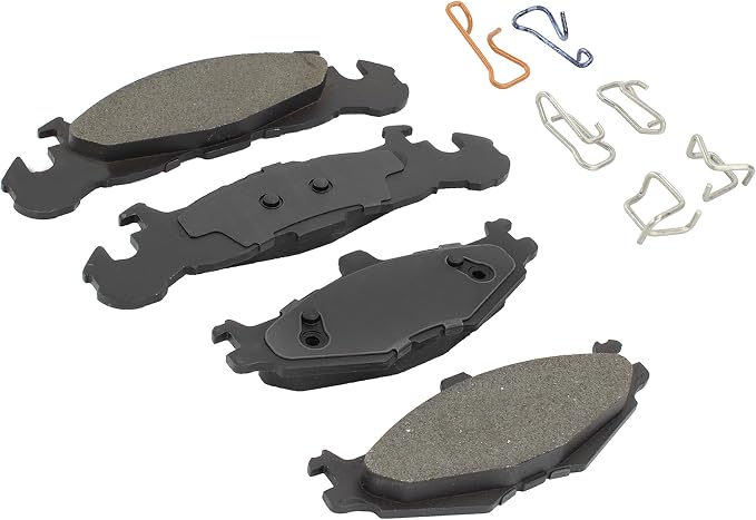 Premium Semi-Metallic Front Brake Pads Compatible - Image 2