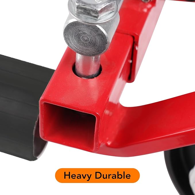 2 Pcs Car Wheel Dolly with Hydraulic Tire Jack, 1500LBS Capacity Trailer Dolly - Image 6
