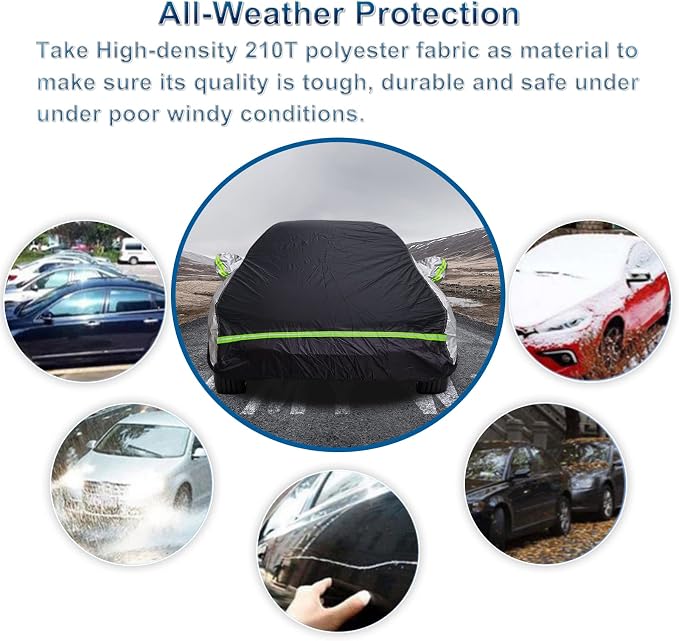 Universal Sedan Car Cover Fit for Mercedes-Benz C-Class, BMW 3 Series, Audi A3 - Image 7