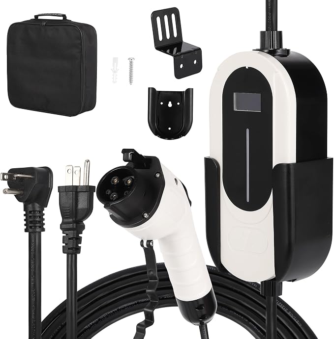 Level 1&2 EV Charger, 16A 110-240V Dual Voltage, NEMA 6-20 & 5-15 Plug - Image 7