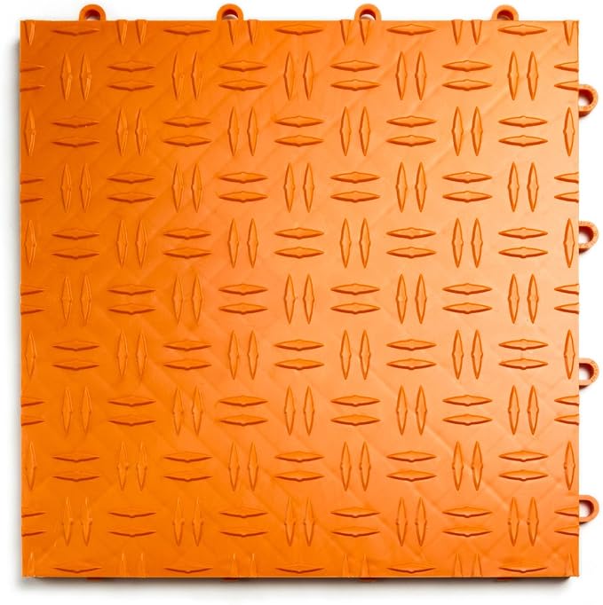 Big Floors GarageTrac Diamond, Interlocking Non-Slip Garage Flooring Tile by BigFloors