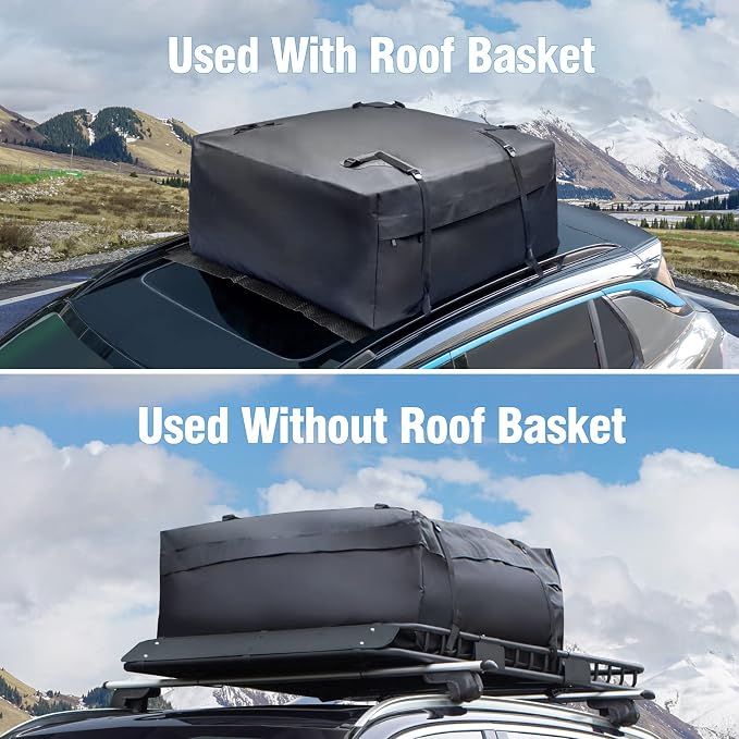 Leader Accessories Roof Rack Cargo Basket Set, Car Top Luggage Holder 64"x 39" - Image 5