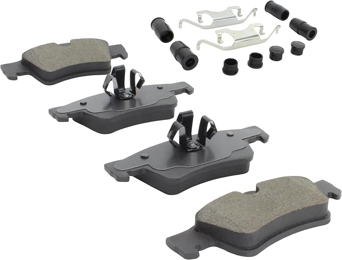 Premium Semi-Metallic Rear Brake Pads Compatible - Image 2