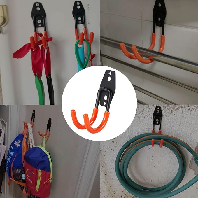 Heavy Duty Garage Storage Hooks，2 Pack Anti-Slip Coating, Wall Mount Storage - Image 7