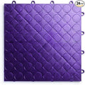 RaceDeck CIR24PURP Durable Interlocking Modular Garage Flooring Tile by BigFloors
