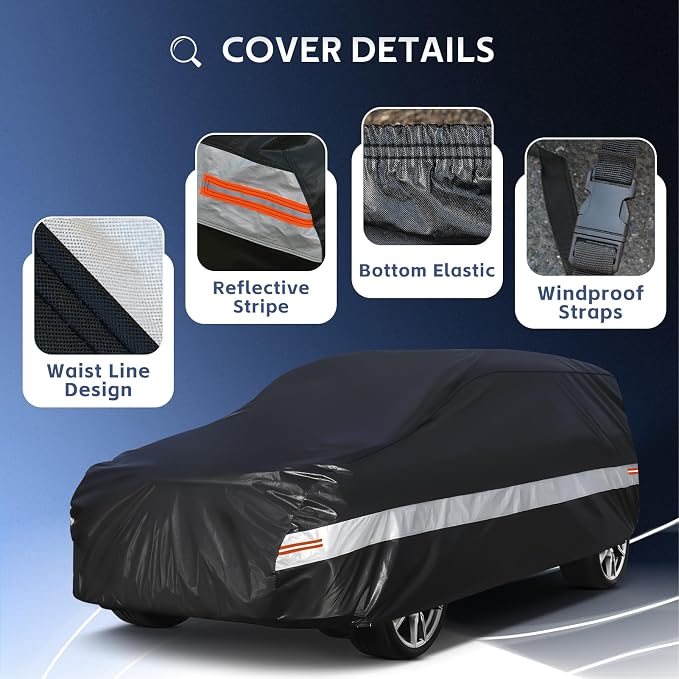10 Layers SUV Car Cover Custom Fit - Image 4
